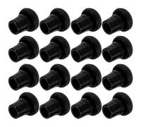 Healvian 16 Pezzi Tappi per Aste Calcio Balilla in Plastica Neri Resistenti e Non Facilmente Deformabili, Accessori per Calcio da Tavolo Adatti alla Maggior Parte delle Aste