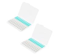 Healvian 160pezzi Spazzole Interdentali Elastiche Per Igiene Orale Strumenti Per Pulizia Denti Confezione Per Scatola Per Casa e Viaggio