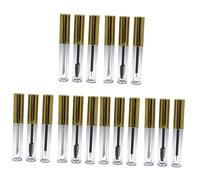 Healvian 18pezzi Tubetti Makeup Vuoti Per Lip Gloss Eyeliner e Pennelli Per Ciglia Bottiglie Con Cappuccio Accessori Cosmetici Leggeri e Pratici