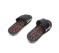 Healvian 1paio Pantofole Massaggianti Per Piedi Scarpe Da Massaggio Con Agopressione Della Salute Dei Piedi Taglia Nero Comfort e Benessere Per Tutta La Famiglia
