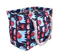 Healvian 1pezzi Borsa Toilette Organizer Cestino Portaoggetti Per Shampoo Sapone Bagnoschiuma Asciugamani Pieghevole Portatile Per Doccia Piscina Viaggio