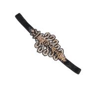 Healvian 1pezzi Copricapo Anni in Stile Vintage Decorazioni Artistiche e Strass Accessorio Per Capelli Per Feste Di Festival e Spettacoli Teatrali