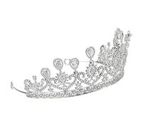 Healvian 1pezzi Crowning Bridal Headdress Elegant Wedding Hair Accessory for Women for Marriages Engagements and Special Occasions