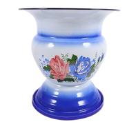 Healvian 1pezzi Spittoon Smalto Vintage Cinese Design Stabile e Resistente Per Casa e Camera Da Letto Base Antiscivolo e Struttura Robusta