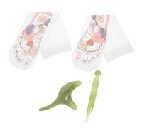 Healvian 1set Calze Riflessologia Con Strumenti e Grafico Dei Punti Massaggio Piedi Benefici Per Circolazione e Benessere Calze Acupressione Per Rilassamento e Alleviamento Della Fatica