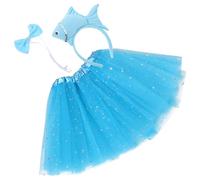 Healvian 1set Costume Per Ocean Animal Plush Set Con Cerchietto e Tutu Per Halloween e Ruolo