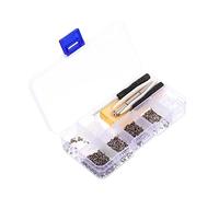Healvian 1set Kit Di Riparazione Occhiali Professionale Con Cacciaviti Di Precisione e Viti Strumenti Di Riparazione Per Occhiali e Accessori Di Ottica Adatto Per Uso Domestico e Negozio