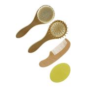 Healvian 1set Spazzole Per Ragazzo Ragazza Con Manico Comprende Spazzola Lana e Pettine Per Bagno Delicata Per Capelluto Del Ragazzo Ragazza Leggero e Pratico Da Portare Con Sé