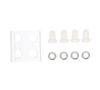 Healvian 1set Stampo Per Rossetto Silicone Diy Lipstick Mold Per Creazioni e Lip Balm Facile Usare Resistente e Per Progetti Te