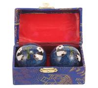 Healvian 2 palline da massaggio per esercizi di salute cinese - Baoding Hand Rolling Hand Exercise Massage Balls per allenamento della di presa