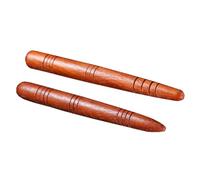Healvian 2 pezzi Acupressione in Rosewood Strumento Manuale per Trigger Point su Schiena Spalle e Arti Ergonomico per Rilassamento Muscolare