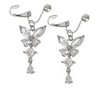 Healvian 2 Pezzi Anello Decorativo A Farfalla Per Pancia Gioielli Anelli Per Ombelico Anelli Per Ombelico Anello Decorativo Per Ombelico Anello Per Piercing Per Ombelico Anello Decorativo