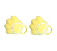 Healvian 2 Pezzi Baby Shower Silicone Loofah Cat Brush Corpo Esfoliante Spazzola Zampa Silicone Per Una Delicata Della Pelle