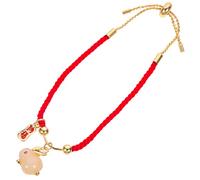 Healvian 2 pezzi Bracciale Regolabile con Coniglio per Lanno Del Coniglio Fortuna e Prosperità per Protezione e