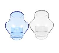 Healvian 2 Pezzi Clip Trasparente per Palline da Tennis ABS, Attrezzo | Previene la Fuoriuscita, Accessorio per Allenamento e Partita, Design Cintura