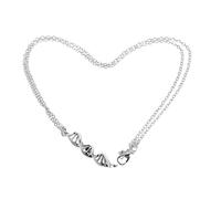 Healvian 2 pezzi Collana Doppia Dna in Metallo Resistente Scientifico con Simbolo Molecolare per Appassionati Chimica e Biologia