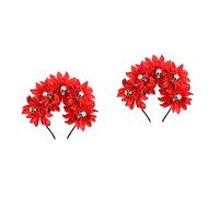 Healvian 2 Pezzi fascia del cranio cerchietti Accessori per del cranio fascia scheletro fasce per Halloween sfuse Accessori Day of the Dead