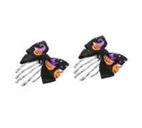 Healvian 2 Pezzi Fermaglio per Halloween con Design Unico e Clip Decorativa Goth per Donne Accessorio Spaventoso e per Feste Halloween