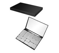 Healvian 2 Pezzi Palette Vuota con Ombretti e per Makeup Diy Design e Magnetico per Stoccaggio Cosmetici