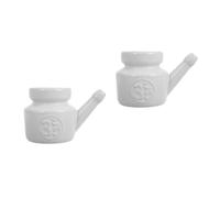 Healvian 2 Pezzi Pentola Neti In Ceramica Pentola A Rete Per Il Seno Lavaggio Naso Risciacquo Nasale Nasale Lavaggio Bottiglia Naso Bottiglia Di Pulizia Nasale