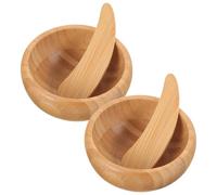 Healvian 2 Pezzi per Maschere Viso con Spatola per Miscelazione, Resistente Agli Odori e Conservazione Principi Attivi, Design Unico per Cura Professionale della Pelle