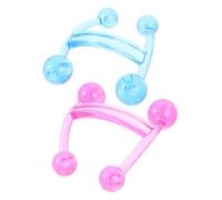 Healvian 2 Pezzi Posteriori Con 4 Manopole Rilassante Manuale Per I Muscoli Portatile E Palmare Per Uso Domestico