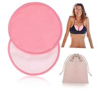 Healvian 2 Pz Coppette Assorbilatte Allolio Di Ricino Impacchi Di Assorbenti Per L'allattamento Impacco Per Il Seno Con Olio Di Ricino Aiutante Del Sonno Stoffa Anti-versamento Cura Fitness