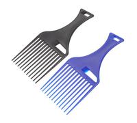 Healvian 2 Pz Pettine a Denti Larghi Pettini a Coda Di Rondine Fermagli Per Acconciature Pettini Per Alla Moda Spazzola Per Ricci Scegli Il Pettine Pettini Maschili Black Pp