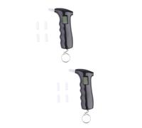 Healvian 2 Pz test alcolemico alcoltest Misuratore alcolico rilevatore di tester tascabile tester 'alcool di tipo soffiante tester 'alcool con display lcd