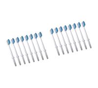 Healvian 2 Set Di Spazzole Di Ricambio Per Spazzolino Da Denti Compatibile Con La Maggior Parte Degli Irrigatori Sostituzione Semestrale 8 Pezzi*2