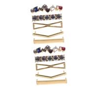 Healvian 2 Set Fibbie Decorative Chic Per Scarpe Accessori Creativi Per Scarpe Piccole Facile Installazione Design Leggero E Portatile Per Aggiungere E Brillantezza 5 Pezzi*2