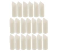 Healvian 20 Pezzi Punte di Ricambio per Pennarelli a Vernice 10Mm Oblique Testine Sostitutive Compatibili per Pennarelli Ricaricabili Accessori per Artisti Studenti e Uso Scolastico