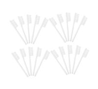 Healvian 20 pezzi Spazzolino Da Denti Mini per Prigione Setole Morbide Manico Corto Piatto per Pulizia Orale Facile Controllo per Detenuti e Strutture Correttive