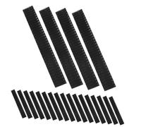 Healvian 200pezzi Coperture Protettive Flessibili Per Pennelli Da Trucco Retine Di Plastica Per Pennelli Da Viaggio Coperture Protettive Per Strumenti Cosmetici