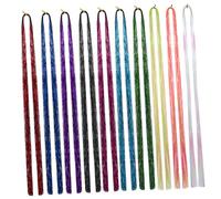 Healvian 20pezzi Corde Colorate per Capelli Extension per Trecce Nastri per Capelli Arcobaleno Kit di Accessori per Personalizzabile Design Brillante