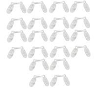 Healvian 20pezzi Cuscinetti Antiscivolo Per Occhiali Trasparente Naselli Ergonomici Per Comfort e Stabilità Accessori Per Occhiali Riduzione Del Peso Sul Naso