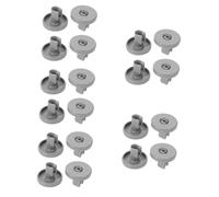 Healvian 20pezzi Ruote Di Ricambio Per Lavastoviglie Da Ruote Inferiori Per Cesto Facile Da Installare e Resistente Compatibile Con Modelli e