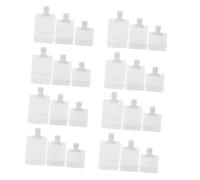 Healvian 24 pezzi Buste Riutilizzabili per Cosmetici Sacchetti Portatili per Lozione Antigoccia Dispenser Viaggio Trasparente per Shampoo e Trucchi per Voli e Viaggi