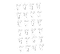 Healvian 24paia Ganci Antiscivolo Per Occhiali Silicone Supporto Flessibile e Comfortevole Per Attività Sportive Trasparenti Per Prevenire La Caduta Degli Occhiali Durante Esercizi Intensi