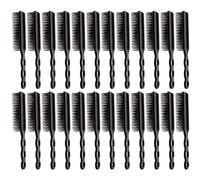 Healvian 24pezzi Pettini Per Donna Pettini Districanti Per Parrucchieri Massaggiatori Per Capelluto Pratico e Versatile Per Cura Dei