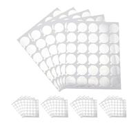 Healvian 25 fogli di adesivi per pallet porta ciglia: adesivi per colla per ciglia da 2,5 cm, supporto per pallet porta colla per ciglia in alluminio impermeabile per prodotti per il trucco
