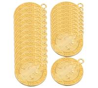 Healvian 25 Pezzi Il ciondolo di San Benedetto fabbricazione mestiere ciondoli per bracciale collana ciondoli per realizzare braccialetti Ciondoli pendenti lega