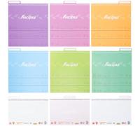 Healvian 25 Schede Ricette in Carta Colore Assortito 10x15cm Angoli Arrotondati, Pratiche e Confortevoli per Scrivere Metodi di Cucina, per Casa e Cucina Colore Casuale