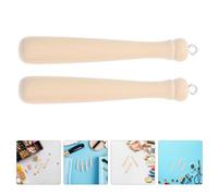 Healvian 25pezzi Mazza da Baseball Mini in Legno Pz Ciondoli Fai da Te per Creazione Gioielli Accessori Sportivi Decorazioni Portachiavi Collane Bracciali