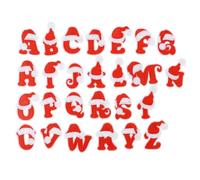Healvian 26 Pezzi Letter Patches Ricamate in Stoffa, 26 Lettere Inglesi Rosse, per Decorare Vestiti e Coprire Buchi, per Calze e Abiti, per Progetti di Artigianato e Costume