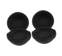 Healvian 2pezzi Custodia Rotonda Per Orologio Portatile Cerniera Antiurto Da Viaggio Per Proteggere Orologio Da Polso e Smartwatch Design Semplice e Leggero