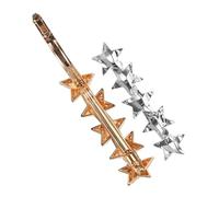 Healvian 2pezzi Fermagli Per Stella Cinque Punte in Metallo Fermagli Laterali Molla Per Fermaglio Alla Moda Per Styling Femminile Stelle Per Usare in Ogni Occasione