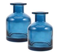 Healvian 2pezzi Flaconi Diffusori Rotondi in Vetro Vuoti Contenitori per Fragranze Vetro Flacone Diffusore di Oli Essenziali per Artigianato Fai da Te