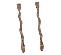 Healvian 2pezzi Grattaschiena Forma Di Serpente Legno Massaggiatore Per Corpo Strumento Per Sollievo Dal Prurito Per Casa e Ufficio Facile Da Usare Per Zone Difficili Da Raggiungere