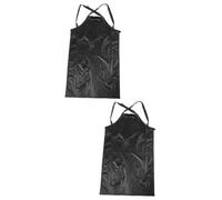 Healvian 2pezzi Grembiule Per Parrucchieri e Grembiule Per Colorazione Accessori Per Saloni Di Bellezza Per e Uso Domestico